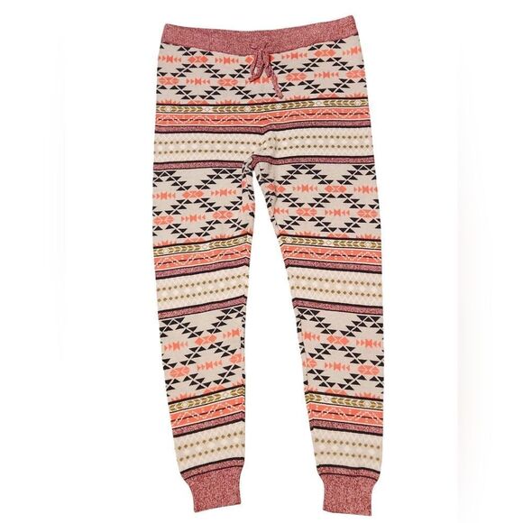 🔺️American Eagle Tribal Design Drawstring Sweater Jogger Pants XLarge - Picture 9 of 12